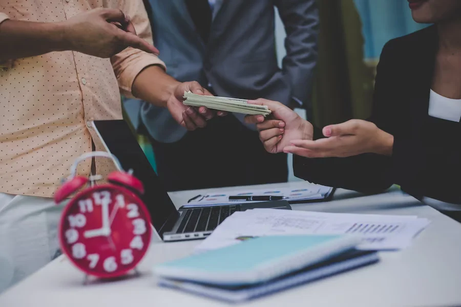 Cash exchange with business correspondent 